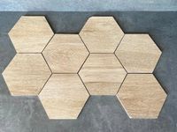 Płytki heksagonalne drewnopodobne PLASTER MIODU