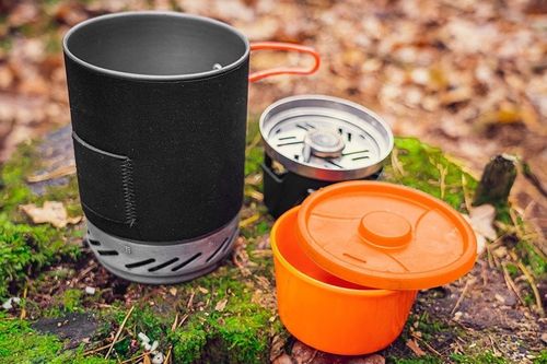 KUCHENKA TURYSTYCZNA GARNEK TALERZ + PALNIK 3W1 NEO 63-151 na Arena.pl