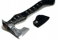 Siekiera ręcznie wykonana topór wikinga myśliwski stal węglowa TOMAHAWK