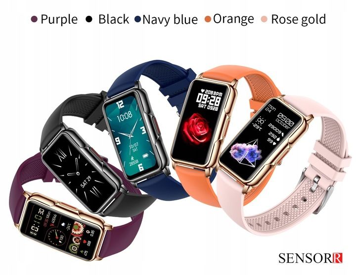 ELEGANCKI ZEGAREK DAMSKI SMARTWATCH SMARTBAND PL zdjęcie 14