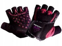 RĘKAWICZKI DAMSKIE VENOM TRENINGOWE NA SIŁOWNIĘ FITNESS ROZMIAR M