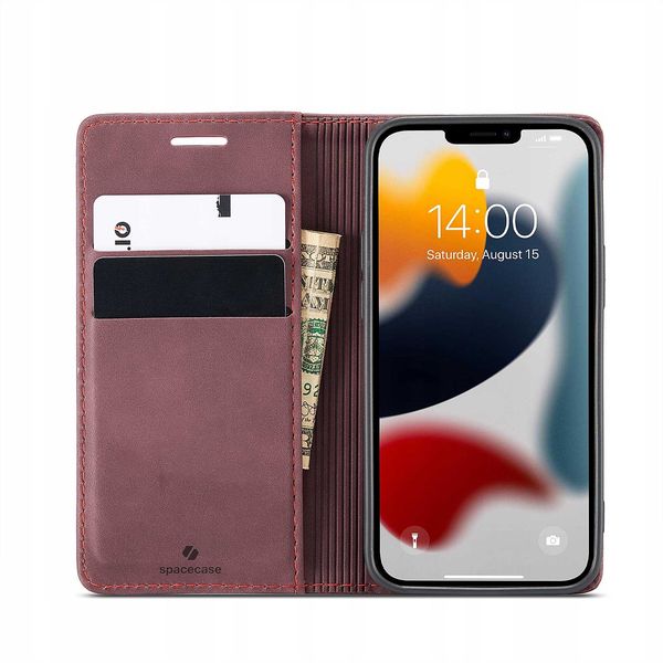 Spacecase Wallet Iphone 13 Mini Red zdjęcie 13