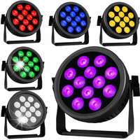 REFLEKTOR SCENICZNY IMPREZOWY KOLOROFON PAR LED EFEKT ŚWIETLNY 12x18W RGBWA