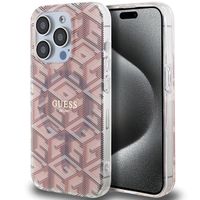Guess GUHMP15LHGCUSTGP iPhone 15 Pro 6.1" różowy/pink hardcase IML GCube