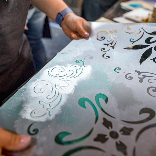 Szablon do stylizacji i dekoracji mebli Chalk-it 704 GRASS na Arena.pl