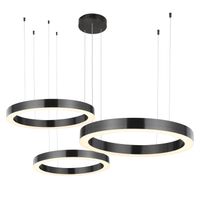 Lampa wisząca CIRCLE 40+60+80 LED tytan
