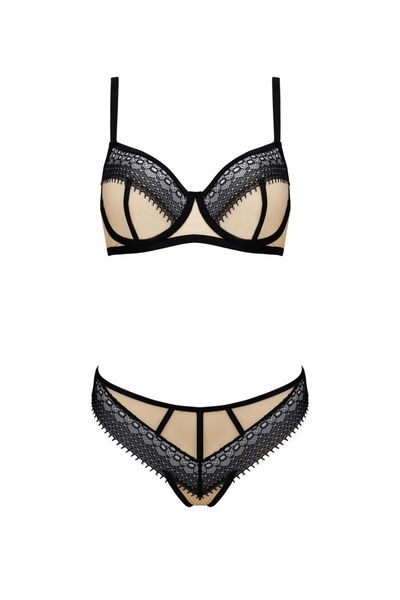 Bielizna-Denerys Bikini Beige L/Xl zdjęcie 3