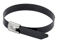 STALOWE OPASKI ZACISKOWE POWLEKANE 4.6*125MM SS304 20SZT. - DED 11NC4121