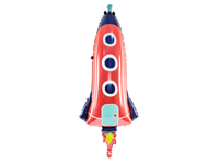 Balon foliowy "Rakieta", 44 cm x 115 cm [balon z helem]