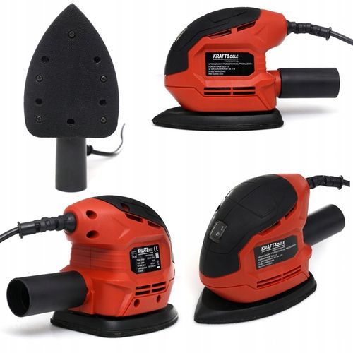 SZLIFIERKA MIMOŚRODOWA WIELOFUNKCYJNA POLERKA DELTA DO GIPSU DREWNA 900W na Arena.pl