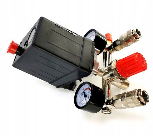 WYŁĄCZNIK CIŚNIENIOWY 12BAR 1/2 CAL DO KOMPRESORA 3FAZOWY 400V PRESOSTAT na Arena.pl