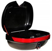 KUFER MOTOCYKLOWY UNIWERSALNY CENTRALNY NA DWA KASKI 43 LITRY SKUTER MOTOR