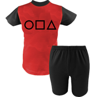 Krótka Piżama dziecięca - Squid Game - Nowy Sezon