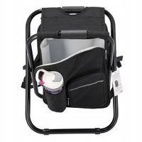 krzesełko wędkarskie turystyczne z plecakiem składane 2 w 1