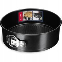 TORTOWNICA OKRĄGŁA 24cm FORMA BLACHA DO PIECZENIA NIEPRZYWIERALNA