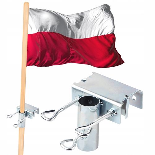 Uchwyt na FLAGĘ Parasol na balkon BEZ WIERCENIA do Poręczy Do Barierki na Arena.pl