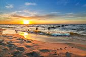 Fototapeta Plaża Zachód Słońca OCEAN do Salonu 405x270