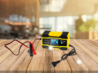 PROSTOWNIK AUTOMATYCZNY AKUMULATOROWY LCD FUNKCJA NAPRAWY 12/24V 5A/10A