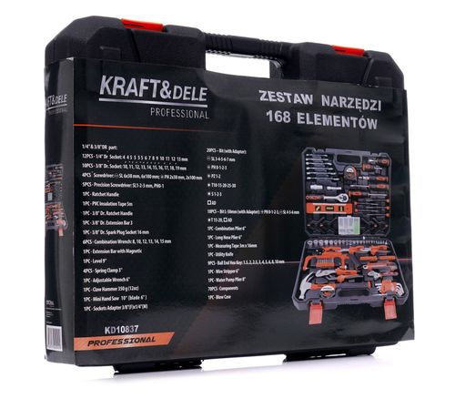 Zestaw narzędzi 168el.  KD10837 na Arena.pl