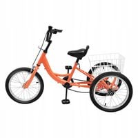 16-calowy jednobiegowy trójkołowiec dziecięcy (pomarańczowy)