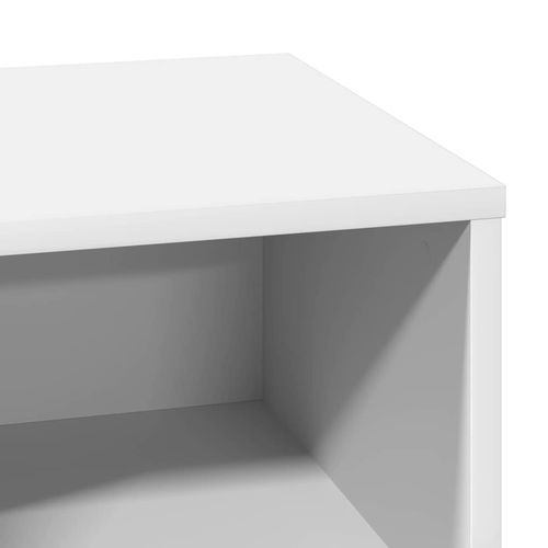 Szafka Nocna z Biały 50 x 34.5 x 50 cm Materiał drewnopochodny na Arena.pl