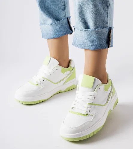 Biało-zielone sneakersy Barrette 39 na Arena.pl