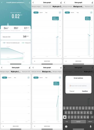 Multisensor jakości powietrza AirSense ZigBee TUYA na Arena.pl