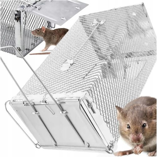 PUŁAPKA ŻYWOŁAPKA NA SZCZURY MYSZY GRYZONIE KUNY ŁAPKA DO ŁAPANIA na Arena.pl