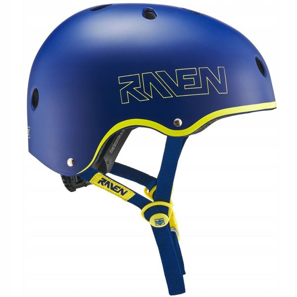 Kask Raven Essto Navy Lime 52-55 cm zdjęcie 1