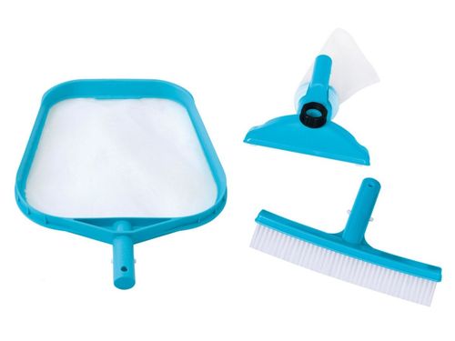 Komplet akcesoriów do czyszczenia - siatka, szczotka, odkurzacz INTEX 29056 na Arena.pl