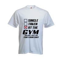 T-SHIRT ŚMIESZNE KOSZULKI na siłownię AT THE GYM