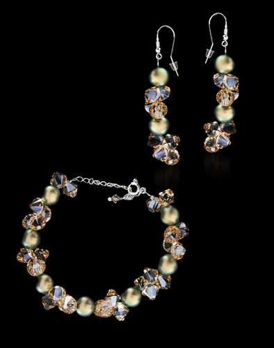 komplet srebro elementy Swarovski® na Arena.pl
