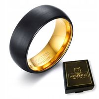 OBRĄCZKA PIERŚCIEŃ z Wolframu WOLFRING EU19 US09