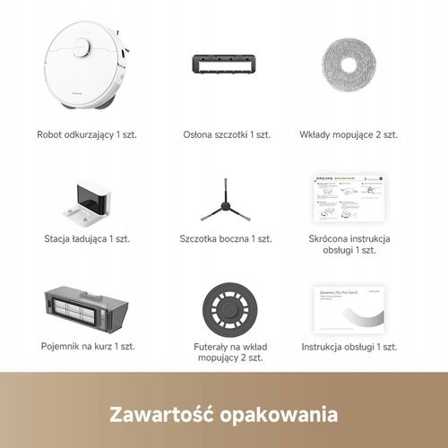 Robot sprzątający Dreame L10sProGen3 biały na Arena.pl