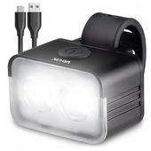 LAMPKA ROWEROWA PRZÓD NA KIEROWNICE ŚWIATŁO LED OŚWIETLENIE ROWER USB