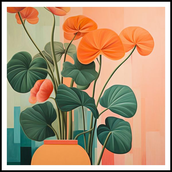 Plakat 90x90cm Kwiatowa Harmonia zdjęcie 3