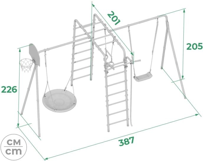plac zabaw do ogrodu Wesoła Łąka Plus zdjęcie 4