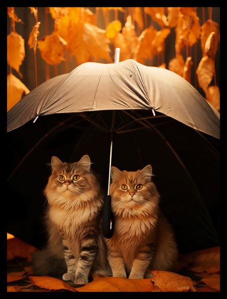 Plakat 30x40cm Jesienny Koci Schron zdjęcie 2
