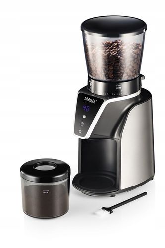 Młynek żarnowy do kawy elektryczny 31 POZIOMÓW STOPNIA MIELENIA 165W na Arena.pl