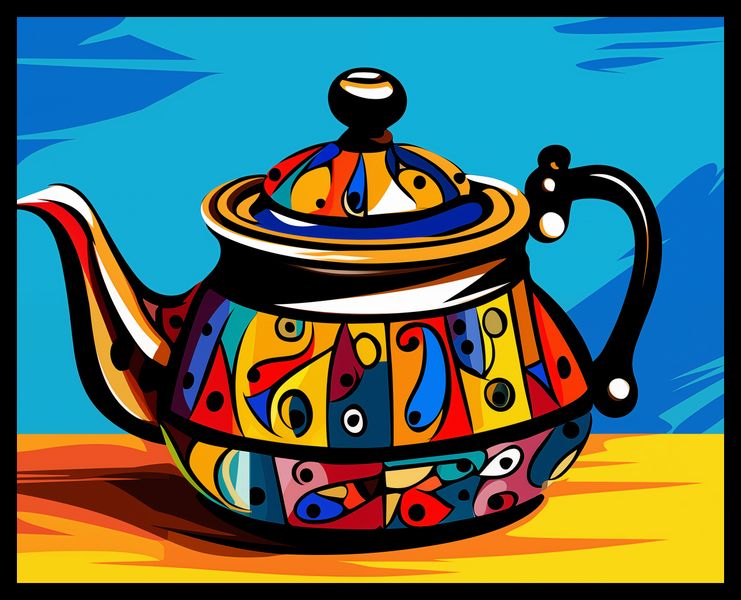 Plakat 50x40cm Może Herbatki? zdjęcie 2