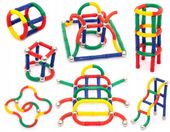 KLOCKI MAGNETYCZNE KONSTRUKCYJNE KLOCKI EDUKACYJNE WIELOKOLOROWE SMALL FOOT