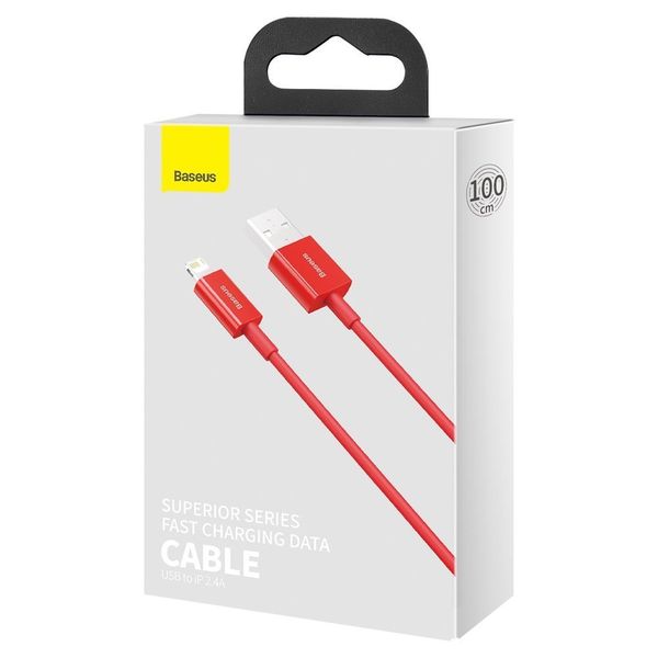 Superior kabel przewód do Iphone USB - Lightning 2.4A 1m czerwony zdjęcie 5