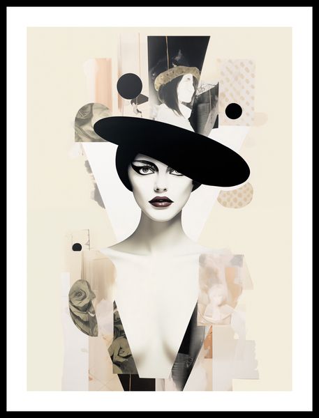 Plakat 40x55cm Portret en Décalage zdjęcie 3