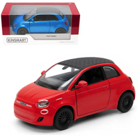 auto metalowe kinsmart fiat 500e 1:28