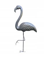 Figura ozdobna FLAMING srebrny H: 60cm