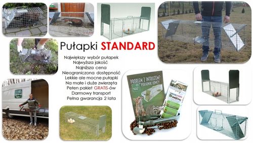 żywołapka pułapka na lisa kune kota 150 cm duża na Arena.pl