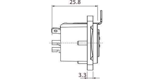 Roxtone gniazdo tablicowe XLR RX3FD-NT na Arena.pl