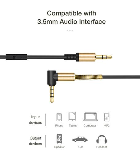 Hoco kabel mini Jack 3,5mm AUX Stereo audio 2m na Arena.pl