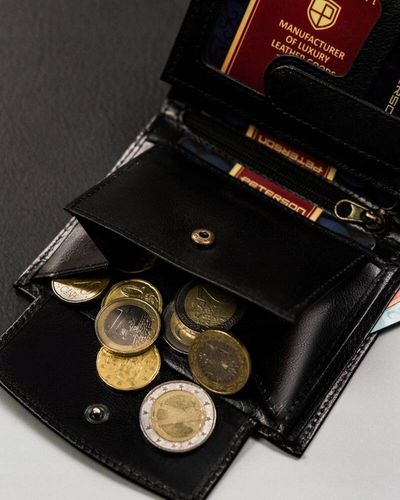 pionowy, średni portfel męski bez zapięcia zewnętrznego - peterson na Arena.pl