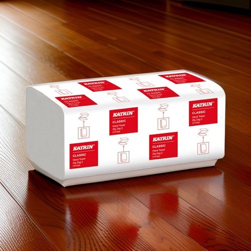 RĘCZNIK PAPIEROWY ZZ KATRIN CLASSIC SKŁADANY 2 WARSTWOWY 800 LISTKÓW na Arena.pl
